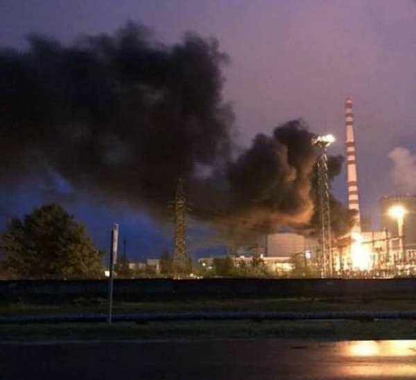 На украинской Ровенской АЭС произошел пожар